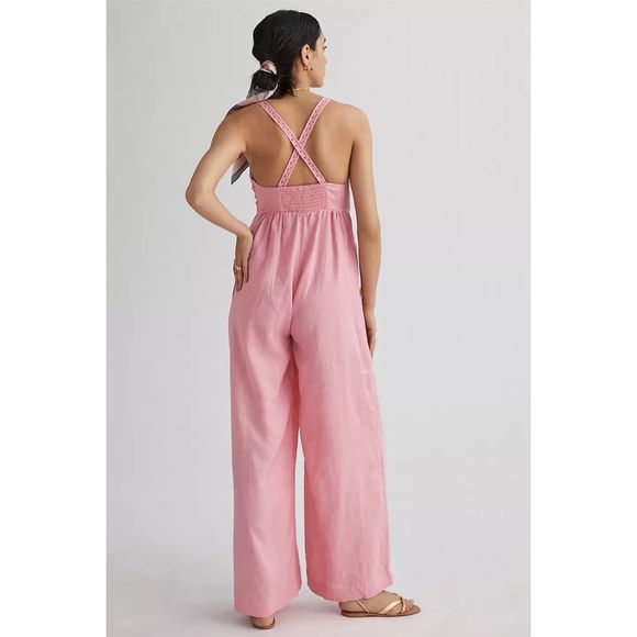 Anthropologie Scotch & Soda Linen Jumpsuit - Picture 5 of 8